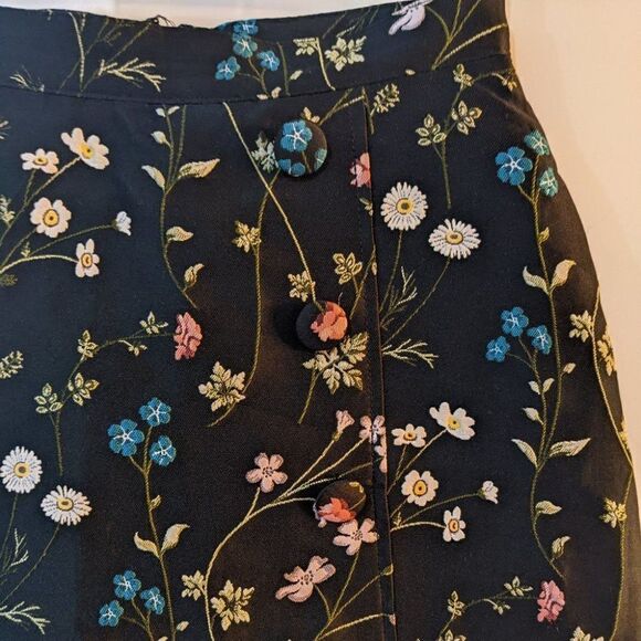 GIUSEPPE Di Morabito | Floral Jacquard A-line Skirt - Picture 5 of 12